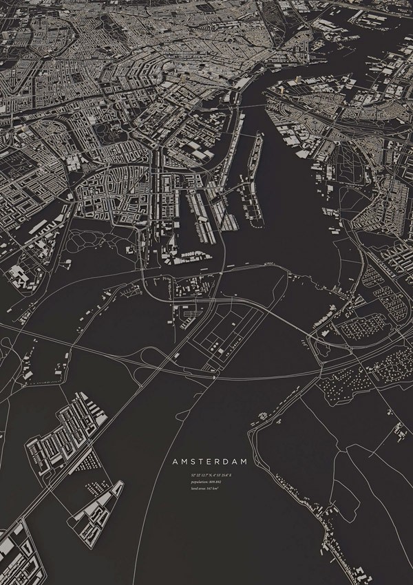 Amsterdam-3D-topography-from-a-series-of-city-layouts-by-Luis-Dilger-600x850